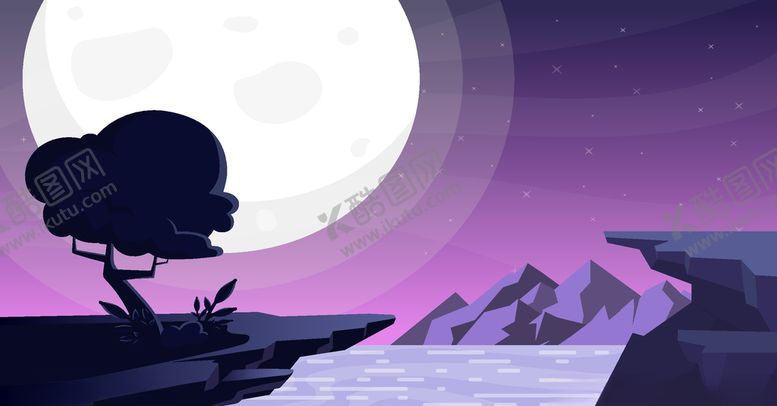 编号：21606509150903412610【酷图网】源文件下载-卡通风景