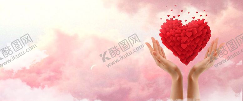 编号：27826709150202349263【酷图网】源文件下载-护士节粉色云朵爱心