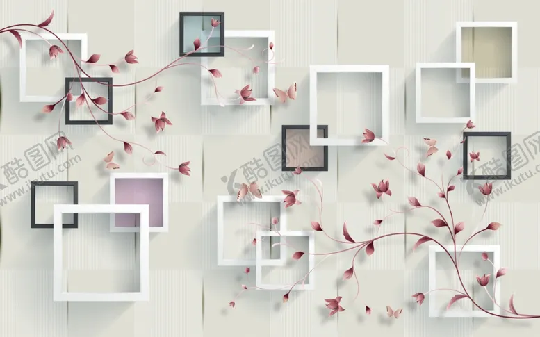 编号：28059810071105183202【酷图网】源文件下载-简约背景墙