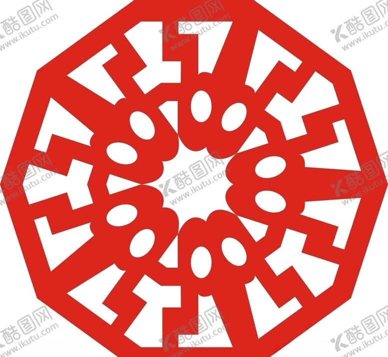 编号：28908704251713096349【酷图网】源文件下载-六角剪花窗花纸图案背景元素