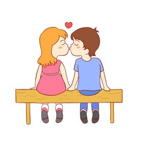 情人节情侣免抠设计元素