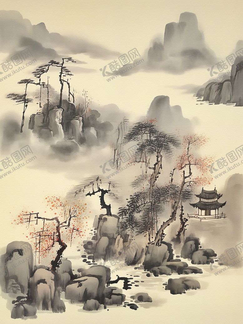 编号：39895602200401255634【酷图网】源文件下载-山水画