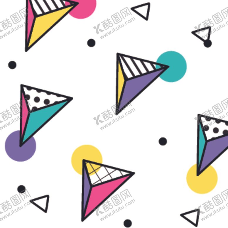 编号：20039709120240547451【酷图网】源文件下载-复古创意拼接图案