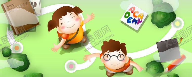 编号：98236405010235406063【酷图网】源文件下载-儿童卡通插画