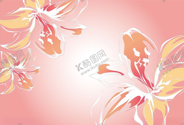 编号：33599805091419382976【酷图网】源文件下载-数码印花百合花包装盒礼品袋