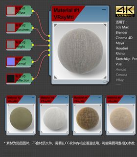 8K超清织物材质贴图