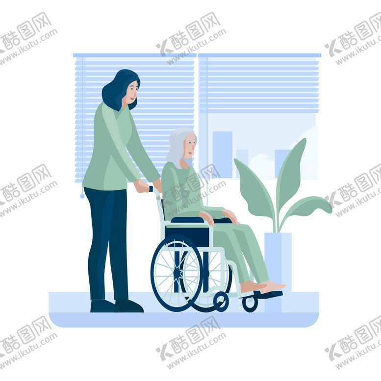 编号：75146902041714437453【酷图网】源文件下载-照顾老人 