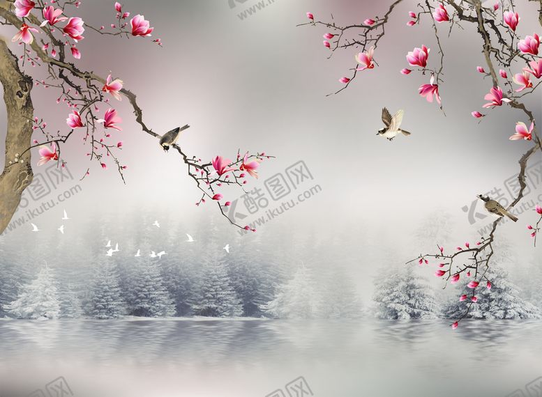 编号：67312010032353158523【酷图网】源文件下载-玉兰花
