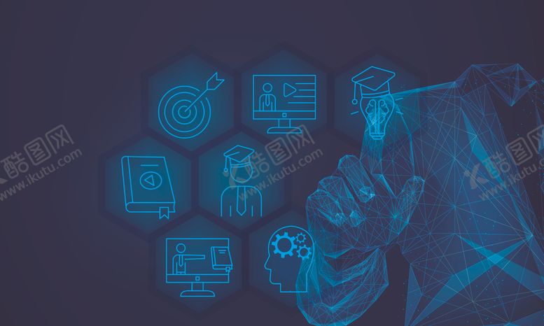 编号：13982011020312455707【酷图网】源文件下载-科技ai背景