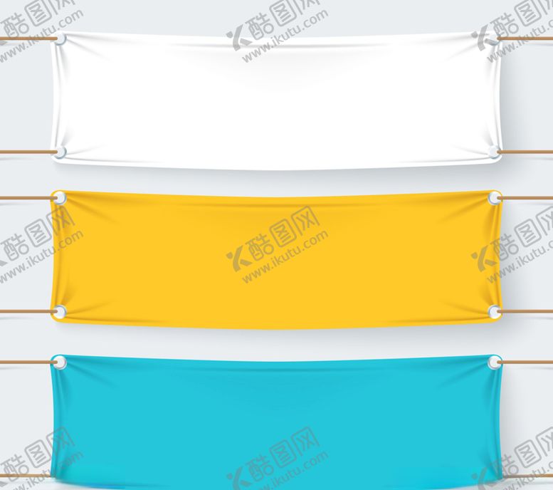 编号：92935709240849246649【酷图网】源文件下载-彩色布料条幅