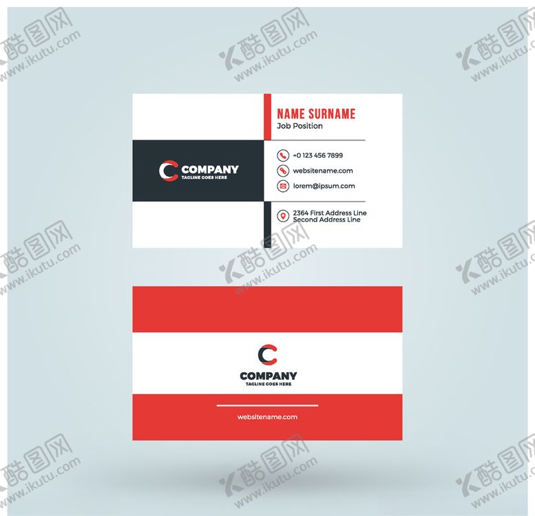 编号：41892210041055277344【酷图网】源文件下载-名片模板