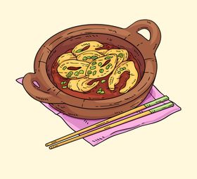 编号：25891210180236346793【酷图网】源文件下载-食物插画  