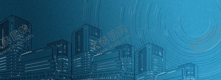 编号：95111309090752237321【酷图网】源文件下载-城市房地产建筑线性简约商务背景