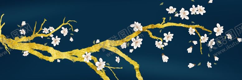 编号：17246910210615205769【酷图网】源文件下载-中式梅花装饰画