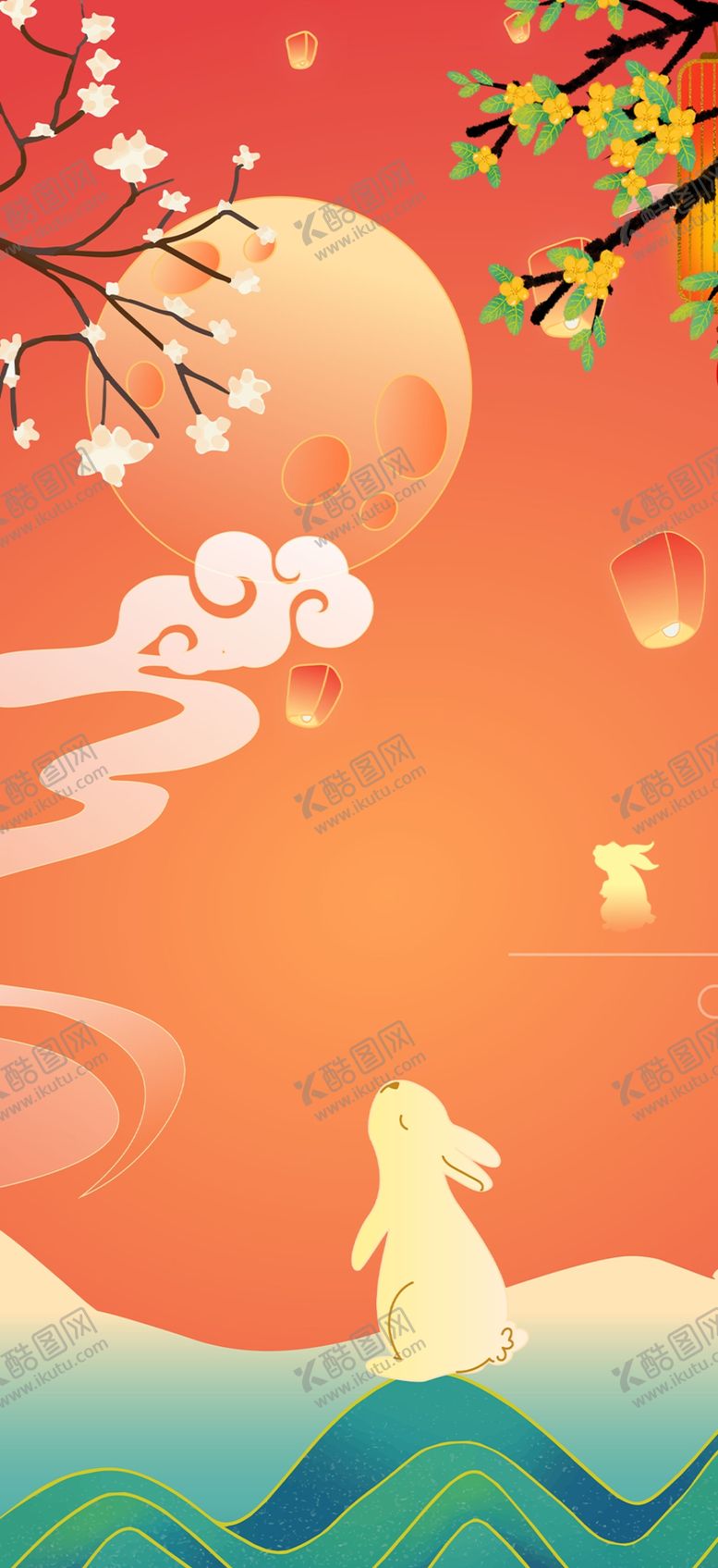 编号：81200602220147364971【酷图网】源文件下载-中秋节模板