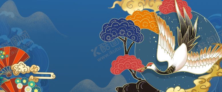 编号：16334307030204096149【酷图网】源文件下载-中国风国潮背景插画