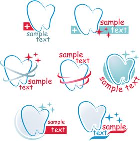 创意牙齿标志