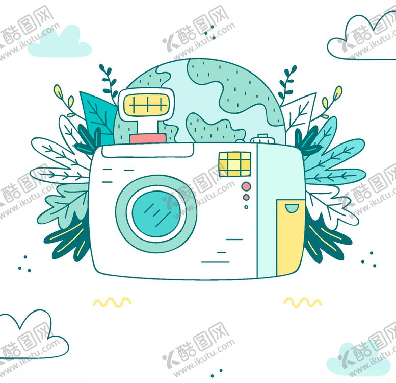编号：32364009252353042158【酷图网】源文件下载-卡通照相机