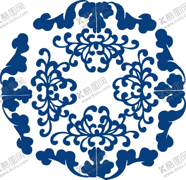 编号：36583109222234144255【酷图网】源文件下载-青花瓷图案