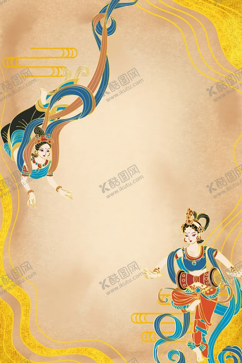 编号：06418210020954467541【酷图网】源文件下载-敦煌背景