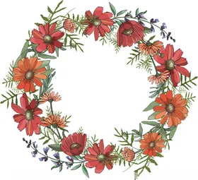 手绘花