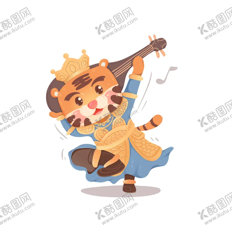 编号：34876910020835102485【酷图网】源文件下载-虎年卡通形象