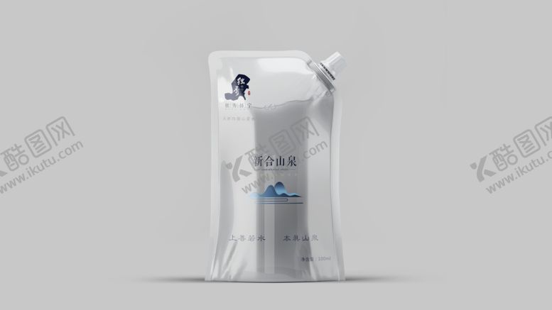 编号：85040106272135512811【酷图网】源文件下载-袋装水包装样机效果图