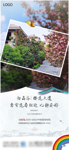 地产春日实景类价值点系列微信