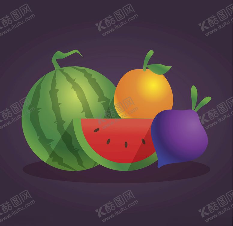 编号：83927110022240504118【酷图网】源文件下载-矢量水果蔬菜食品素材