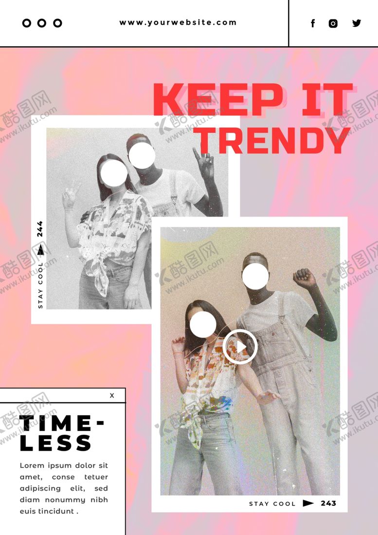 编号：92573609280727357704【酷图网】源文件下载-时装海报