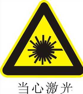 当心激光