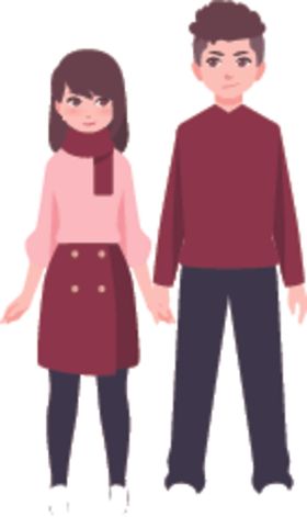 情侣牵手