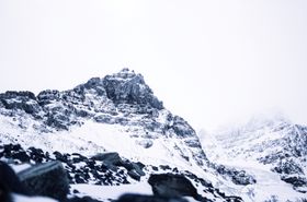 雪山装饰画