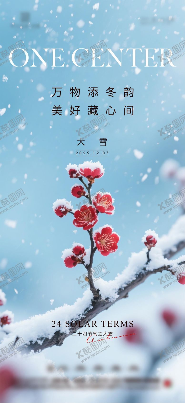 编号：72407611250202194614【酷图网】源文件下载-地产大雪小雪节气海报