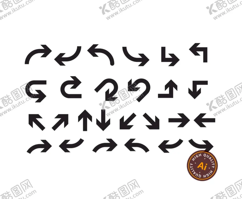 编号：96082109170042164251【酷图网】源文件下载-指标箭头标识