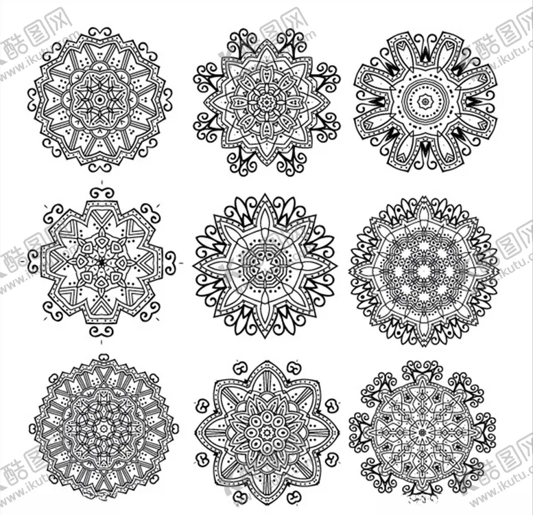 编号：73024606271804092884【酷图网】源文件下载-古典花纹底纹