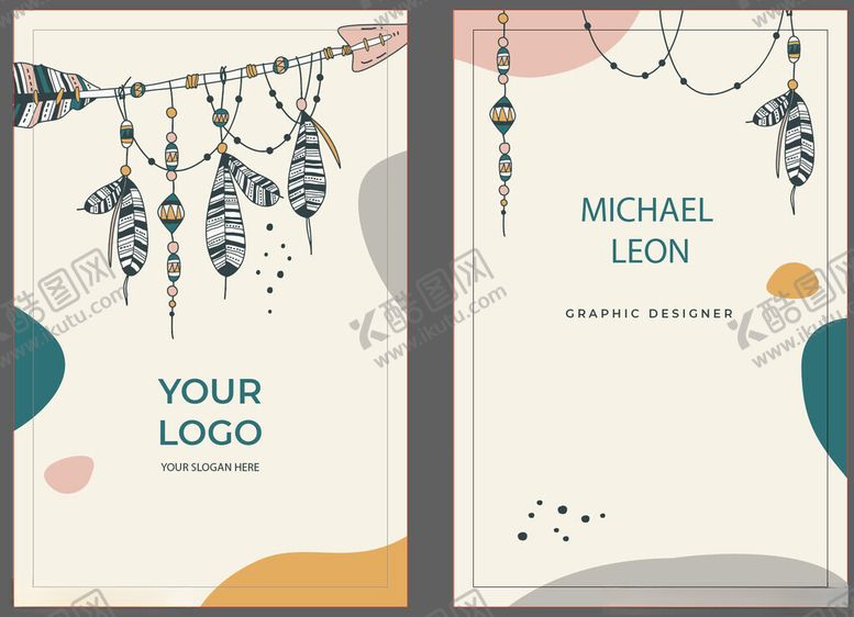 编号：43077510310443453870【酷图网】源文件下载-名片设计模板