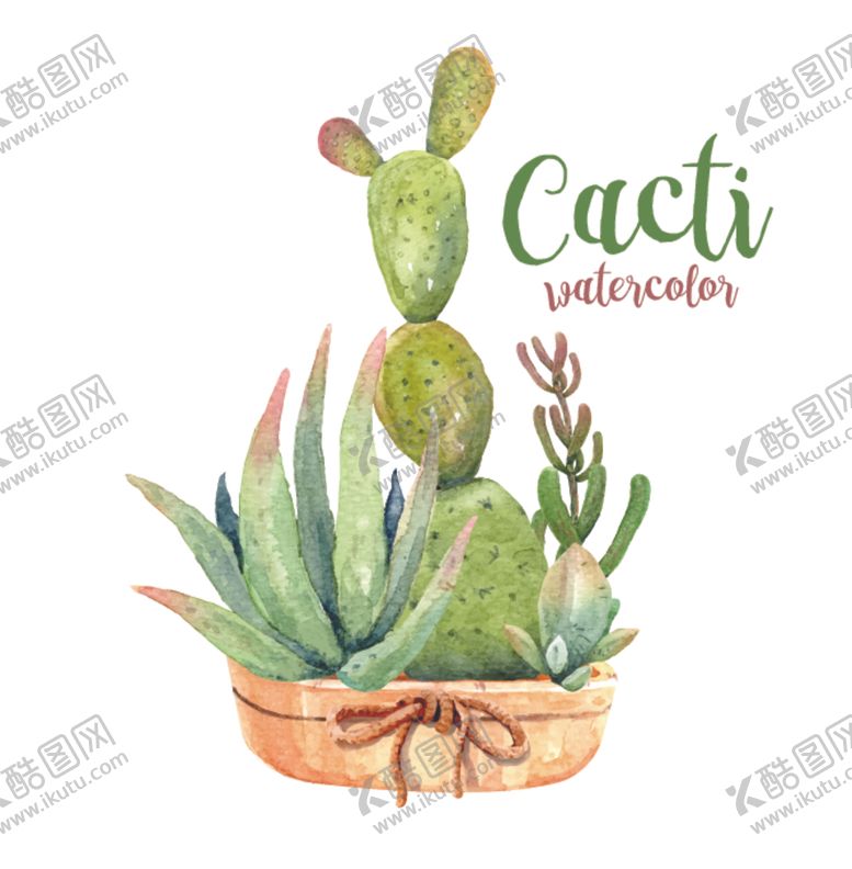 编号：21215610301911045556【酷图网】源文件下载-水彩植物