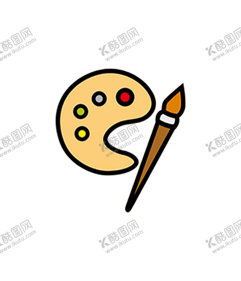 编号：84101410151052096989【酷图网】源文件下载-画笔画盘