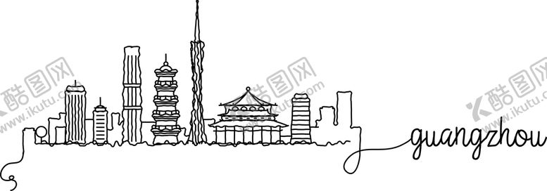 编号：28370610060801279356【酷图网】源文件下载-广州地标