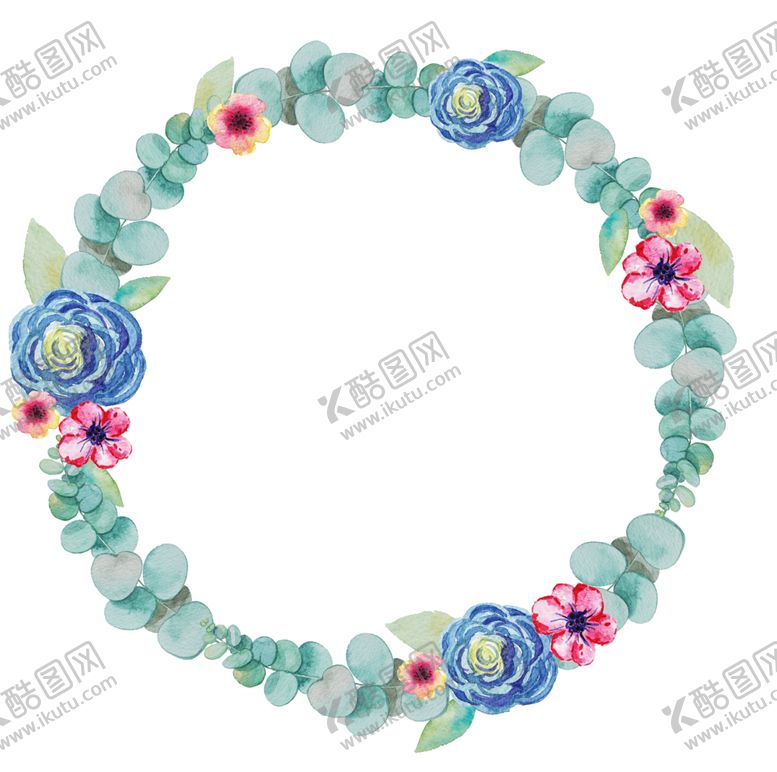编号：58787905131715561266【酷图网】源文件下载-水彩植物