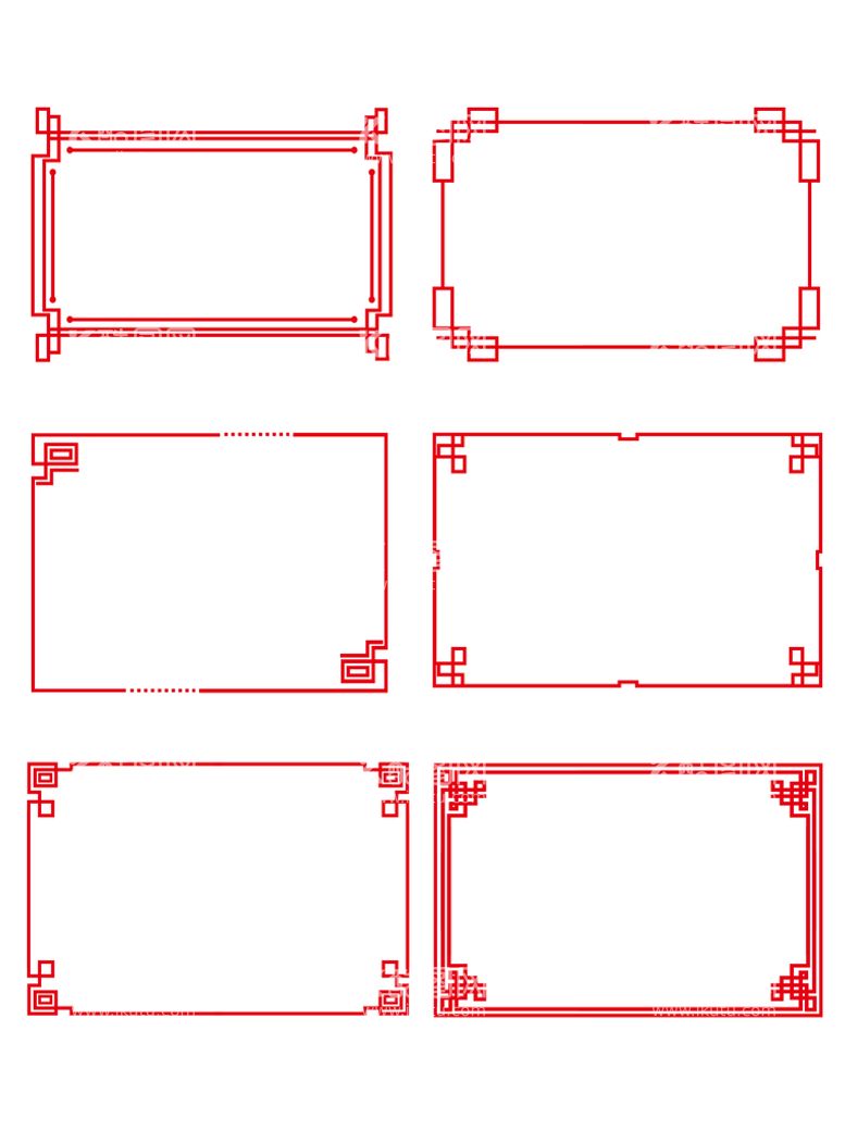 编号：95201710081955592641【酷图网】源文件下载-中式边框