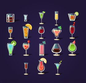 卡通插画饮品banner