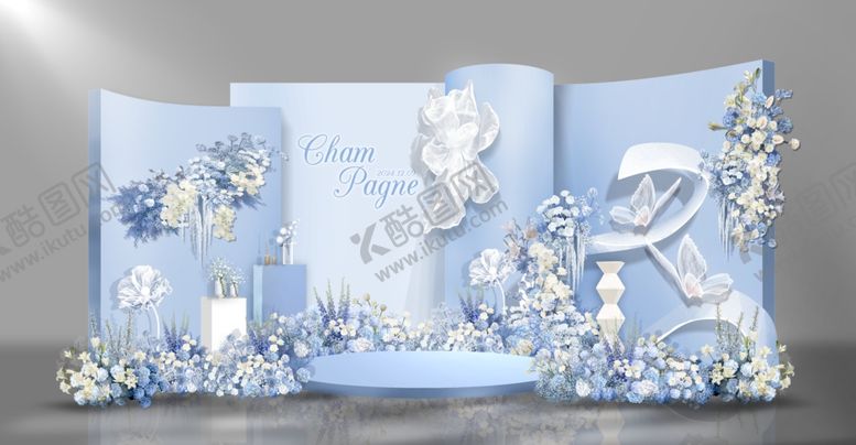 编号：61182904171459057147【酷图网】源文件下载-雾霾蓝婚礼