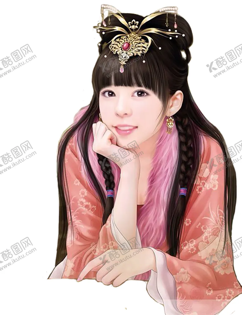 编号：44383201290322198294【酷图网】源文件下载- 古装帅哥美女插画图片