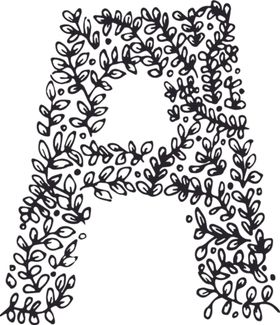 花纹字母