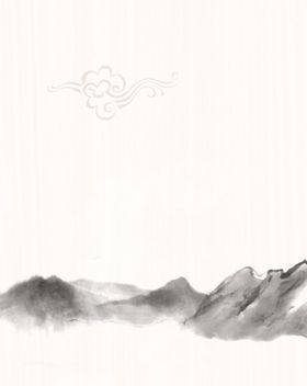 水墨山水画图