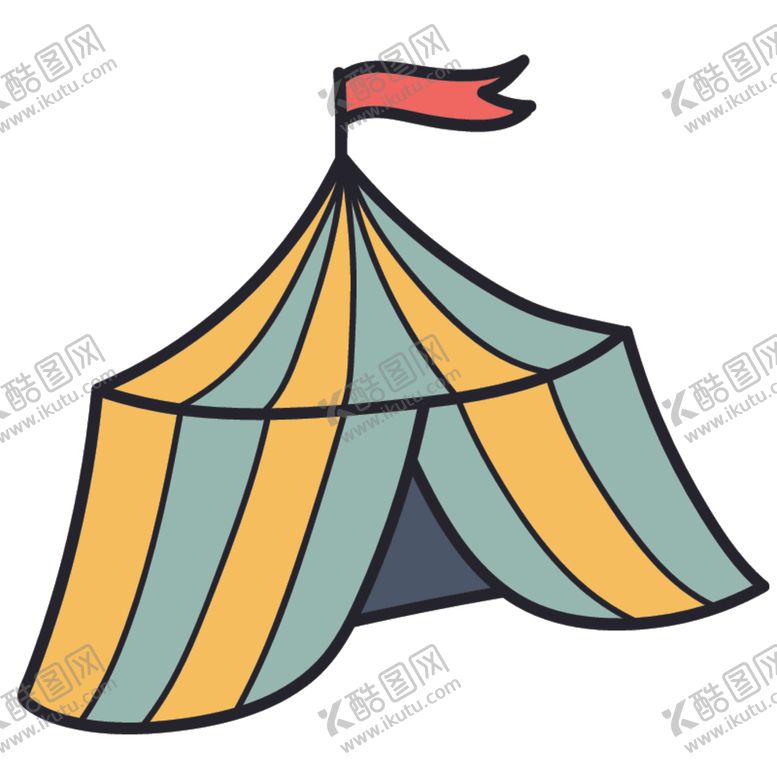 编号：40246005030920266038【酷图网】源文件下载-马戏团帐篷