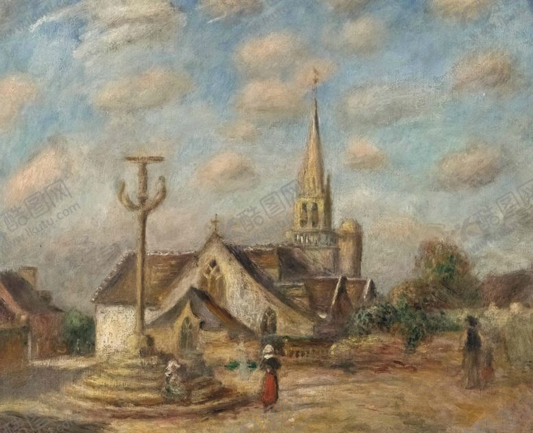 编号：16057210011845357331【酷图网】源文件下载-复古色调风景油画