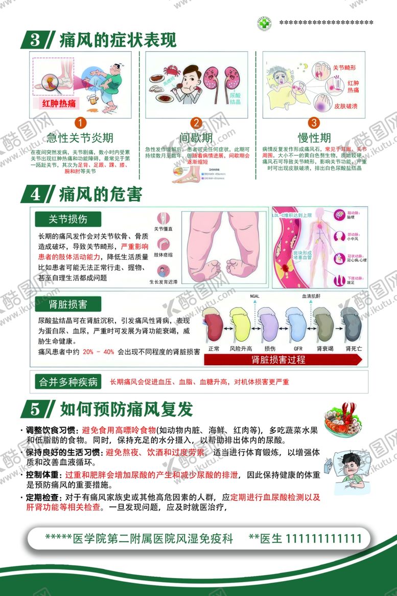 编号：66320406292151315068【酷图网】源文件下载-痛风DM单页